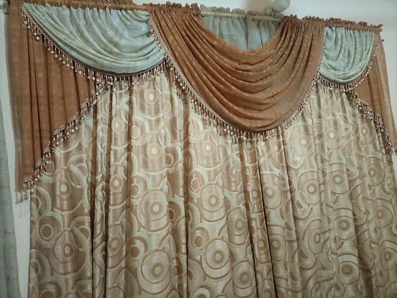 need and clean curtain with cushion set 5