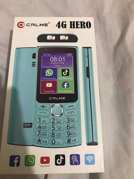 I am selling Calme 4G hero mobile Total New Phone box open 2