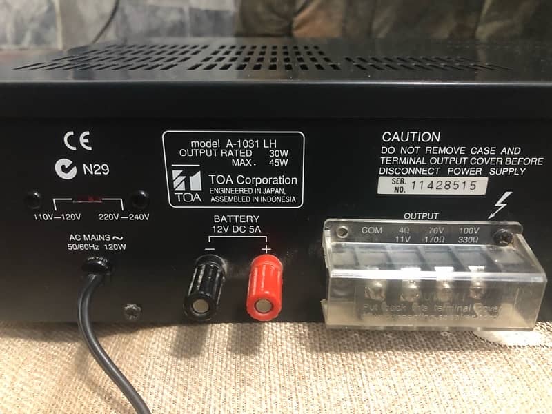 TOA PA AMP Model A. 1031 4