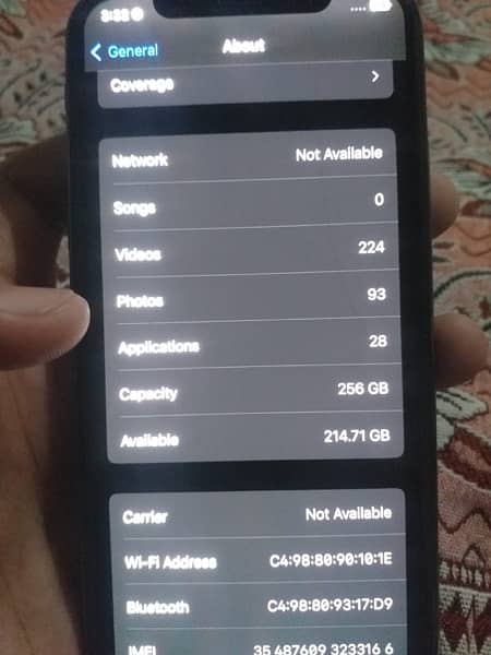 i phone x all okay 256 gb 4