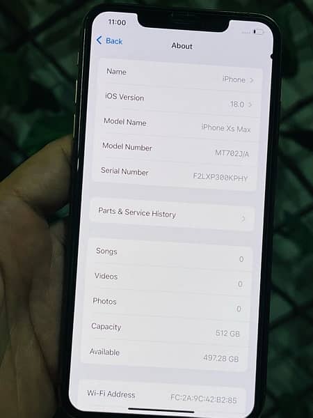 iphone XS Max 512gb PTA approved 8