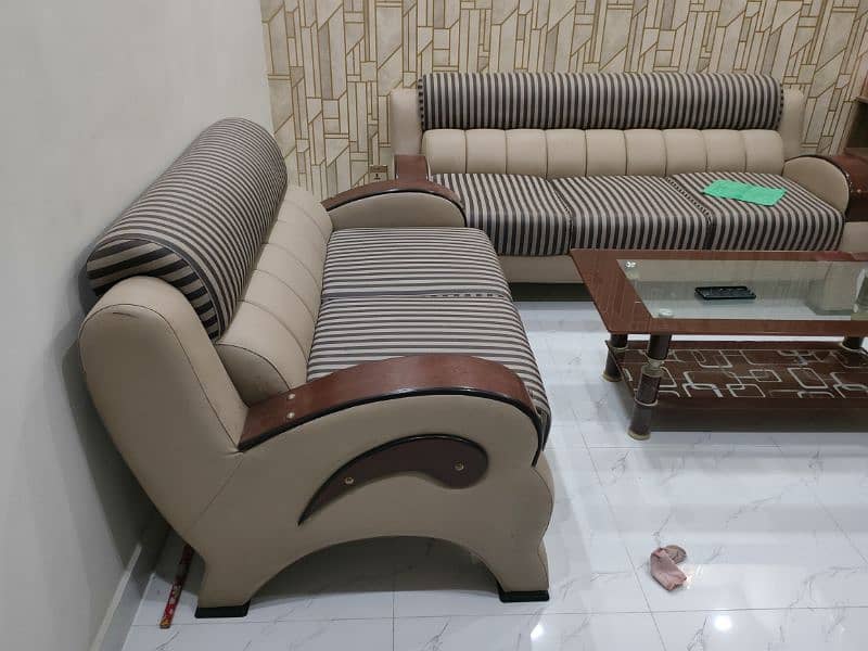 6 seater leather sofa 2