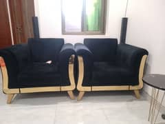 7 seater sofa set with cushions