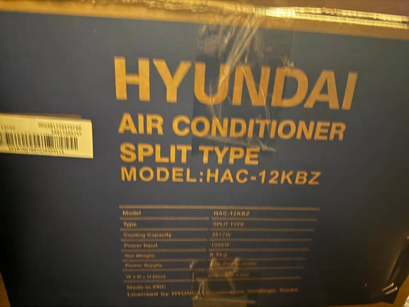 Hyundai 1 ton new packed, unused AC for sale 0