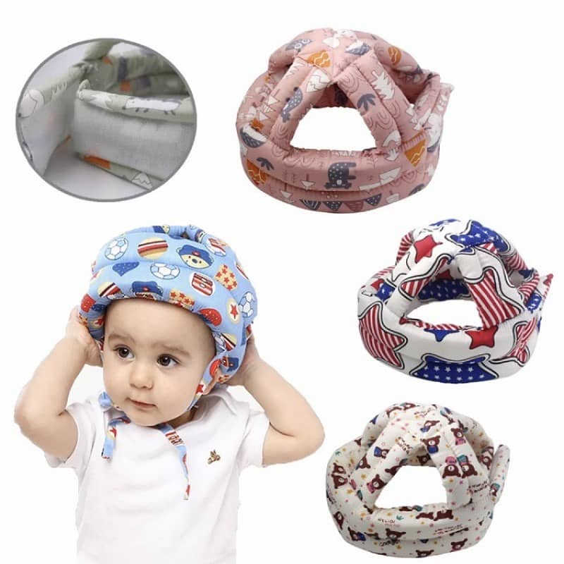 Random Design Baby Safety Helmet Head Protection ( Pack Of 3 ) 4