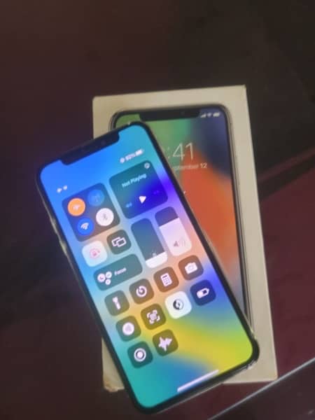 iPhone X pta approved with box 2