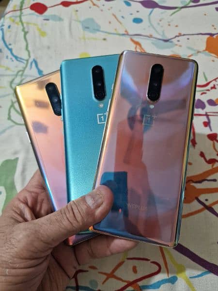 ONEPLUS 8 12/256 GB DUAL SIM 1O/10 CONDITION AND ONEPLUS 8 8/128 GB 0