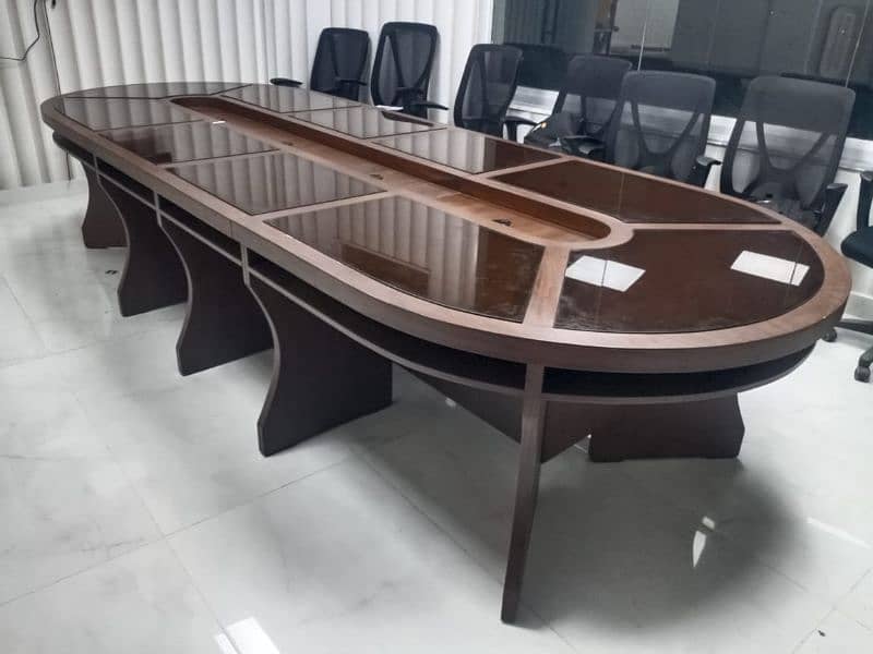 conference table meeting table wooden table 2