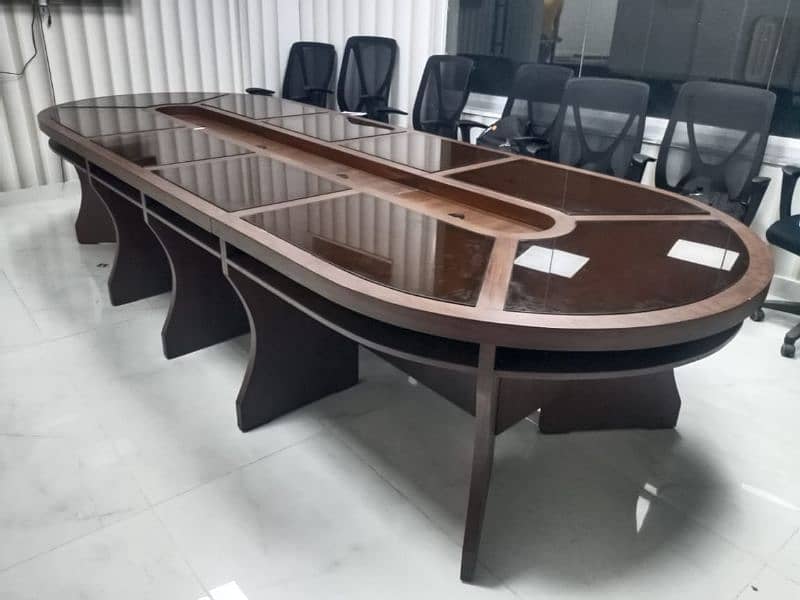 conference table meeting table wooden table 3