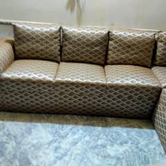 sofa set corner L shaped in new condition 0