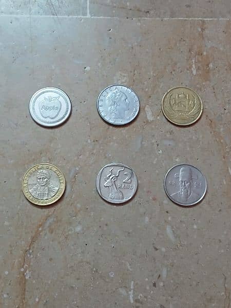 73 coins of 65 different countries antique and old coins. 2