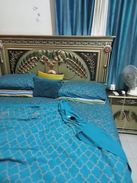 Chinnioti Wooden Bed Set 4