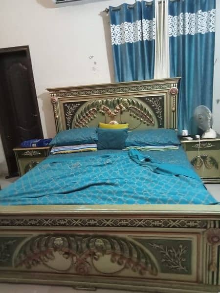 Chinnioti Wooden Bed Set 5