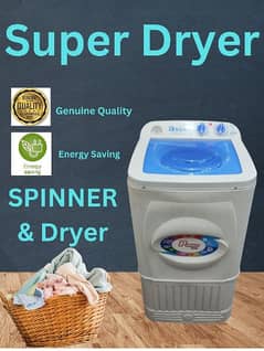 dryer spinner full plastic body 2 year warranty New box pack