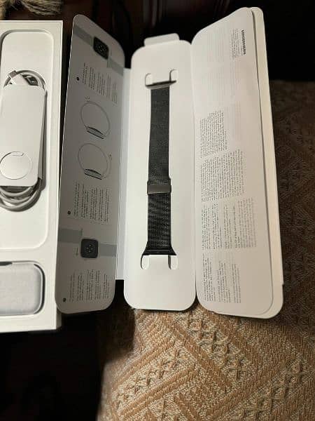 Apple watch series 7 Stainless steel 45 mm malines loop 10/10 BH 98 % 5