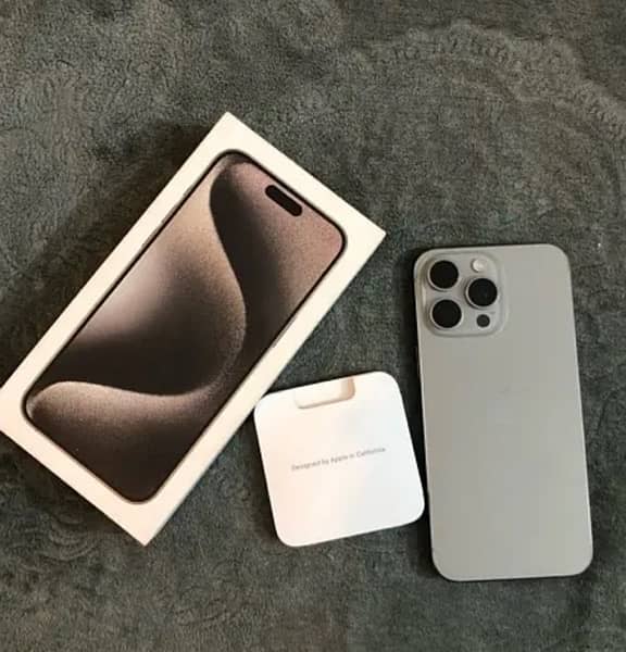 iPhone 15 Pro max 256GB natural titanium 5