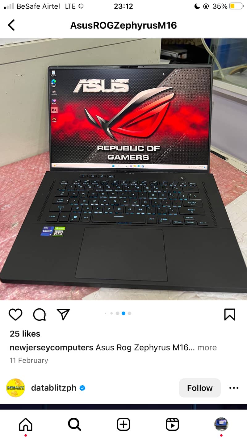 ASUS ROG Zephyrus M16 2