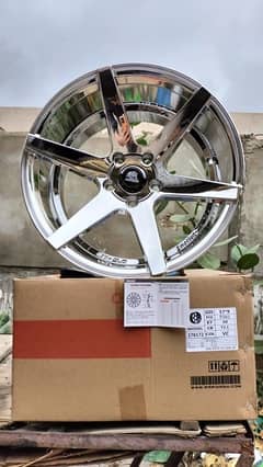 super crome alloy rims 18”