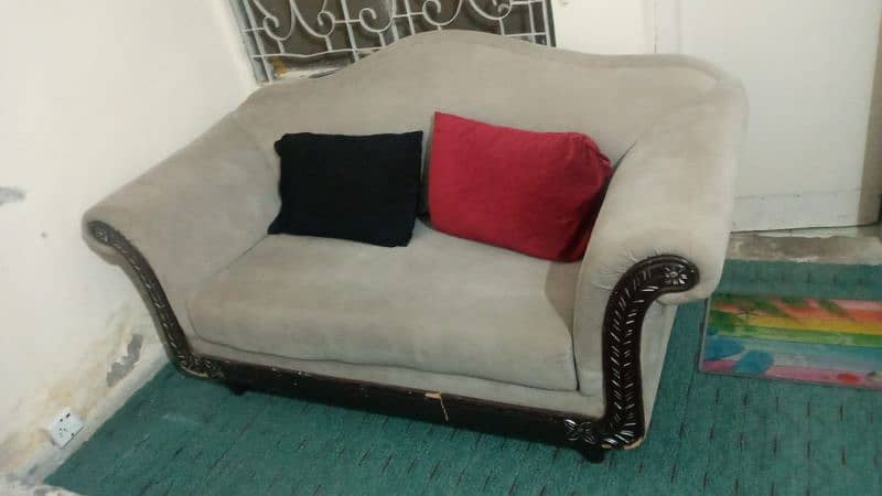 6 Seater Sofa Set with Cushions 2