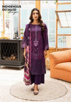 RANGPASAND | UNSTICHED 3 PIECE SUIT | GULJEE