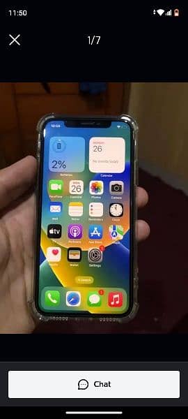 iphone x 64gb storage with cable and back cover 1