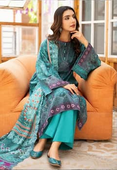 RANGPASAND | UNSTICHED 3 PIECE SUIT | GULJEE