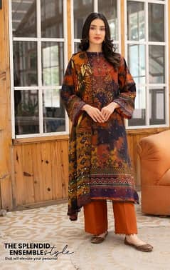 RANGPASAND | UNSTICHED 3 PIECE SUIT | GULJEE