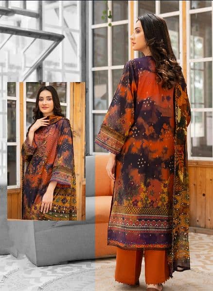 RANGPASAND | UNSTICHED 3 PIECE SUIT | GULJEE 1