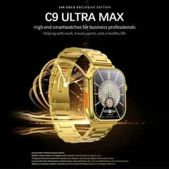 G9 Ultra Watch With Golden Style