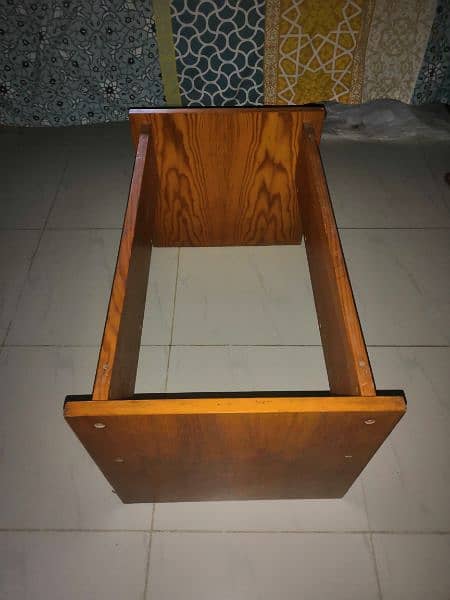 Wooden Table Base without Glass 1