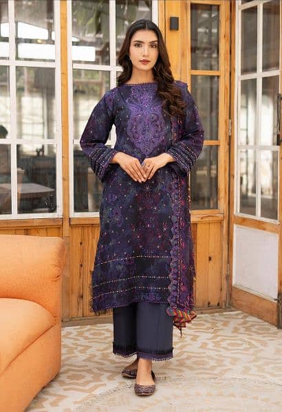 RANGPASAND | UNSTICHED 3 PIECE SUIT | GULJEE 1