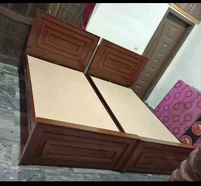 Single Bed Wooden New Sale 4