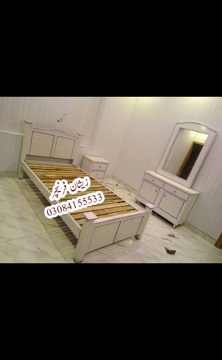 Single Bed Wooden New Sale 8