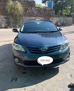 Toyota Corolla GLI 2011