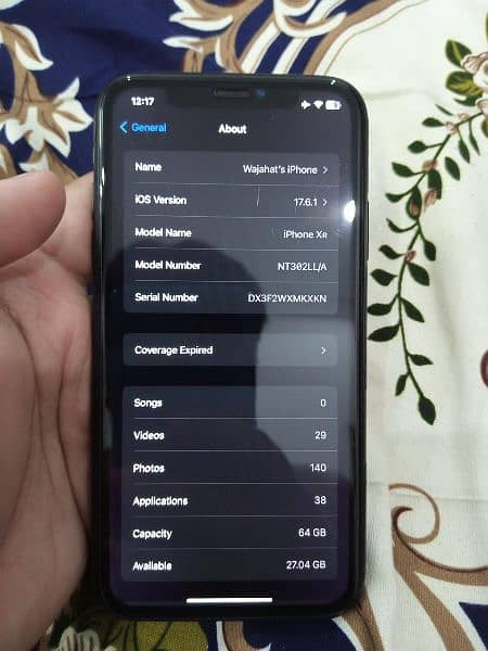 I phone xr urgent sale 6