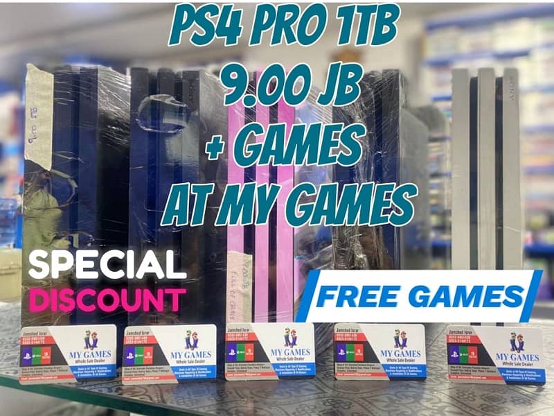 PS4 PRO 1TB 9.00 Jailbreak Available at MY GAMES 0