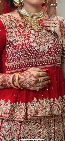 Barat red wedding dress 1