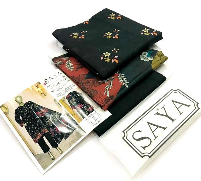 *WINTER COLLECTION*
*Brand Name*: SAYA _KHADDAR 3PC 13