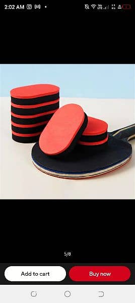 Table tennis rubbers blade and rackets 5