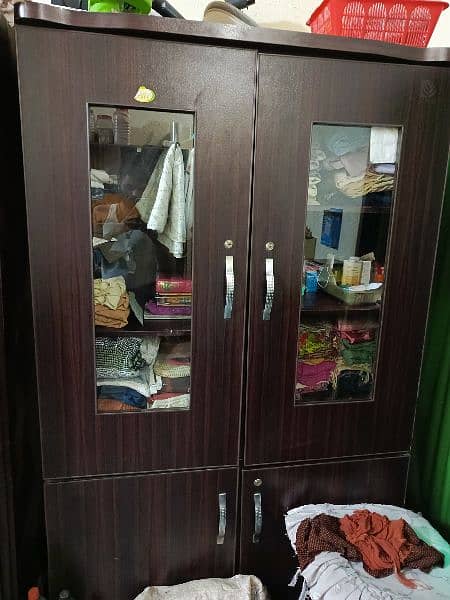 Wooden Almari Wardrobe 1