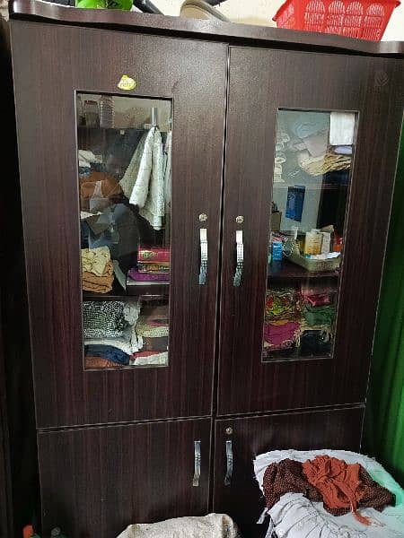 Wooden Almari Wardrobe 2