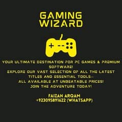 All pc games and paid softwares,editing tools available