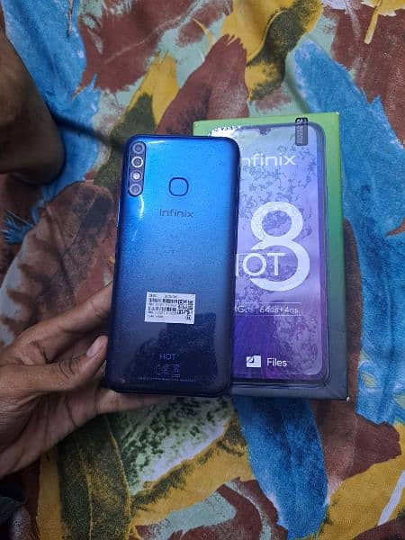 infinix hot 8 (exchange possible with upper set) 1