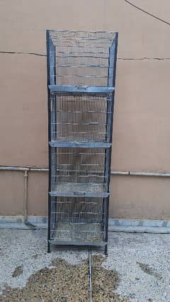 4 galvanised cage