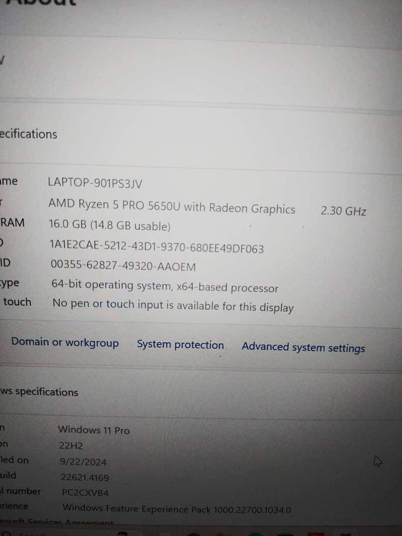 4K Display Ryzen 5 PRO 5650U 16GB 4266MHz RAM 512GB NVME Lenovo X13 8