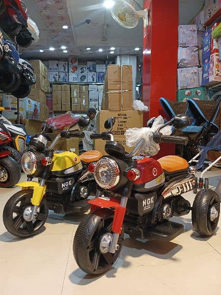 Kids Electric Bike Rechargeable for 3-6 Years Age Group 0