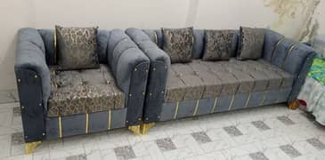 New Texture Design 6 Seater Stylish Sofa Set 0