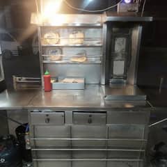 shawarma counter for sale urgent basis