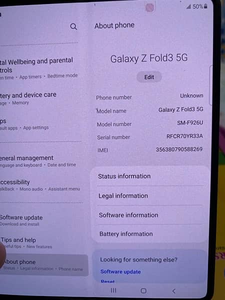 Samsung Galaxy Fold 3 5G Non PTA non active 4