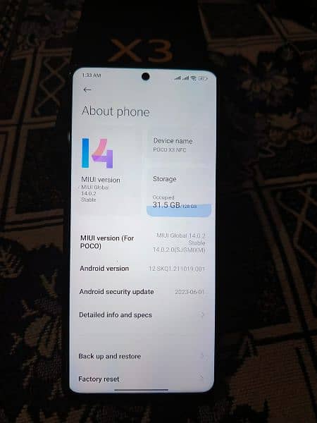 Poco x3 NFC 6,128 only box or set hai bilkul ok hai 1